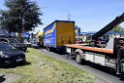 LKW in Boeschung A 3 Rich Frankfurt Hoehe Roesrath Lohmar P272